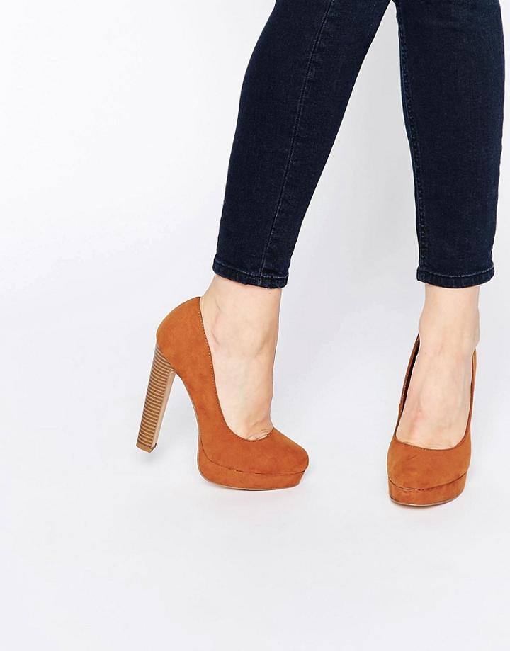 New Look Platform Pumps - Gray