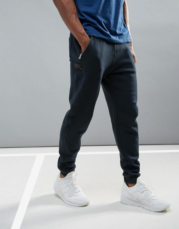 Dissident Fleece Gym Joggers - Navy