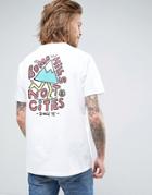 Element T-shirt Bomb Hills Not Cities Print In White - White
