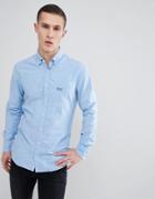 Boss Slim Fit Oxford Shirt In Blue - Blue