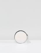 Asos Metallic Circle Coin Purse - Silver