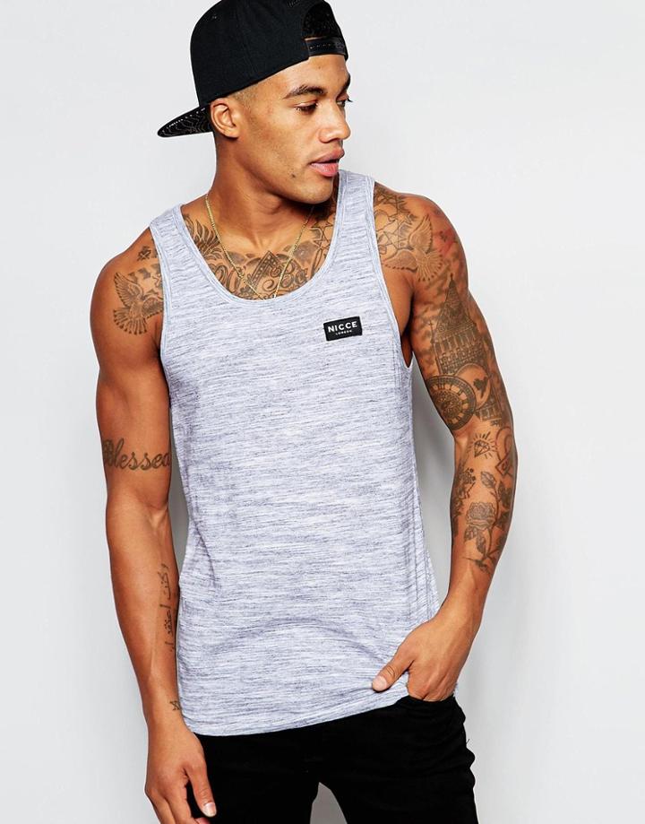 Nicce London Space Dye Tank - Gray