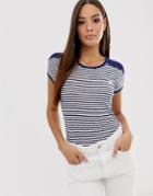 G-star Ringer Retro T-shirt With Stripe - Multi