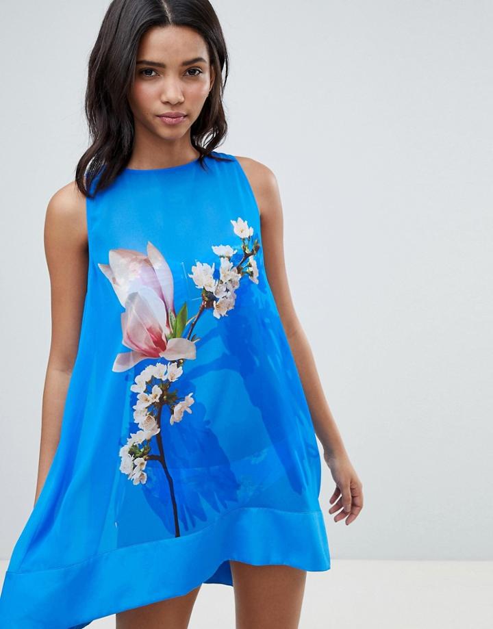Ted Baker Botanical Beach Cover-up - Blue