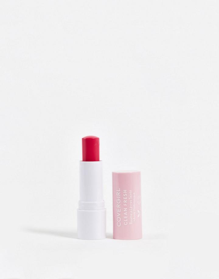 Covergirl Clean Fresh Tinted Lip Balm In Life Is Pink-red