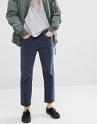 Weekday Ami Crop Boyfriend Jeans - Black
