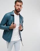 Another Influence Waterproof Contrast Sleeve Jacket - Navy