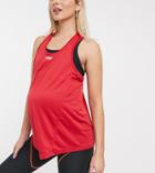 Asos 4505 Maternity Icon Train Vest-red
