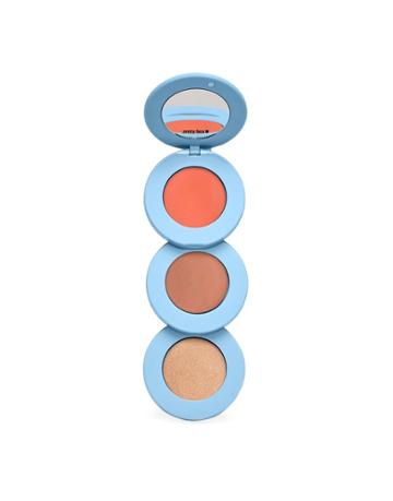 Alleyoop Stack The Odds Compact Palette - Blush, Contour & Highlight In Sunkissed-multi