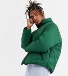 Collusion Puffer Jacket In Green