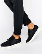 Adidas Originals Black Tubular Sneakers With Speckle Sole - Black