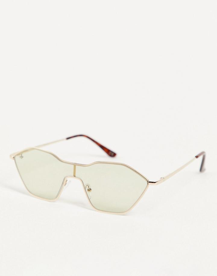 Jeepers Peepers Gold Tinted Lens Sunglasses