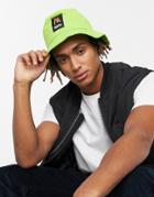 Mossimo Wide Brim Bucket Hat In Lime Green