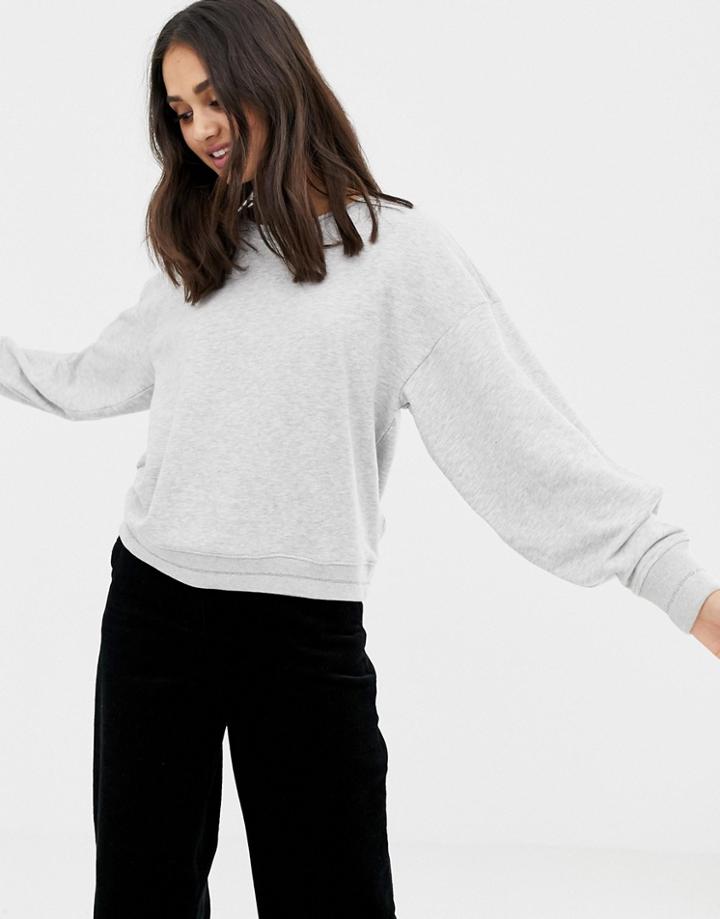 Only Dorit Oversized Sweatshirt - Gray