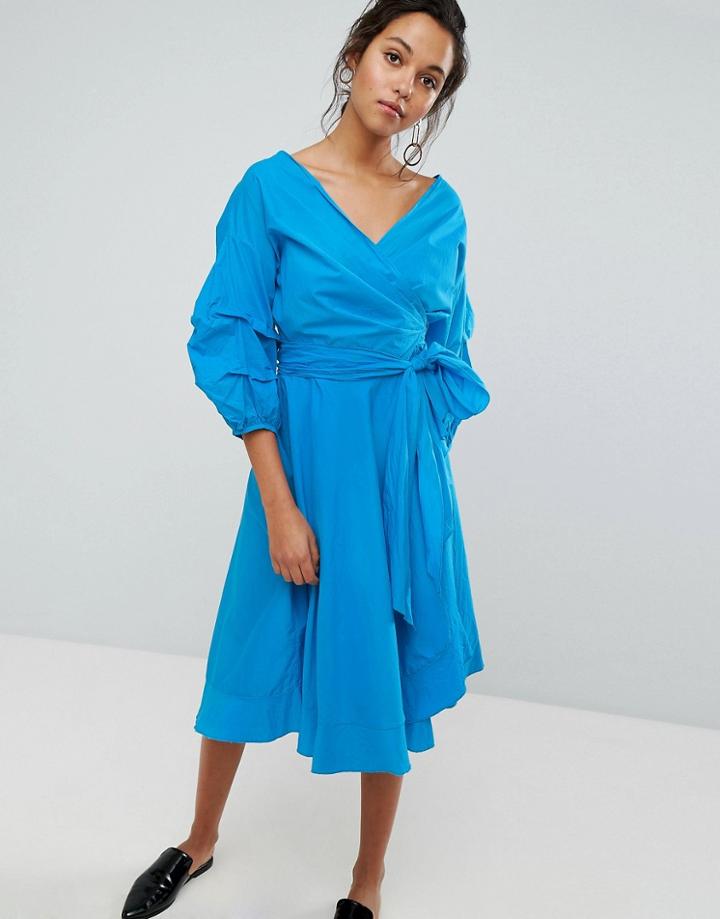 Style Mafia Extreme Blouson Dress - Blue