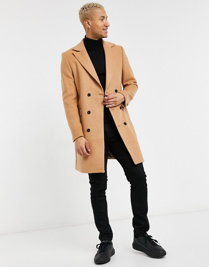 Bolongaro Trevor Mikey Wool Coat-brown