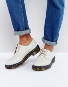 Dr Martens 1461 Leather Lace Up Flat Shoe - White