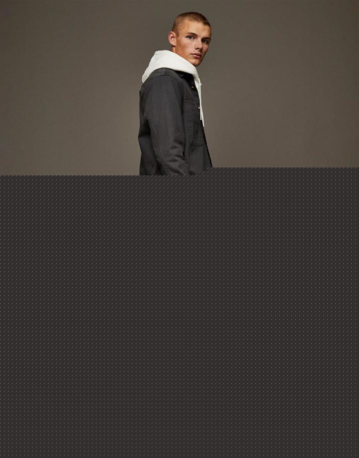 Asos Edition Ruffle Shirt With Tonal Embroidery In Ivory-white