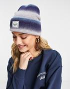 Herschel Supply Co Elmer Classic Logo Beanie In Blue Ombre Stripe