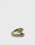 Icon Brand Gold Snake Ring - Gold