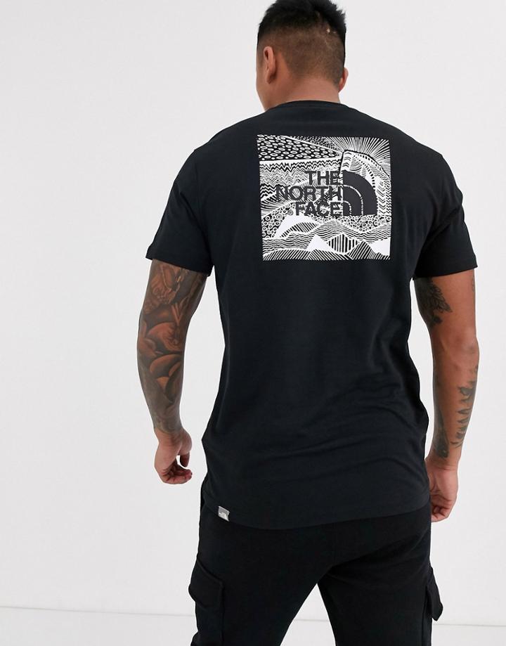 The North Face Red Box Celebration T-shirt In Black