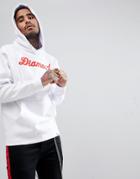 Diamond Supply Hoodie With Logo - White