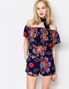 Piper La Paz Printed Romper - Multi