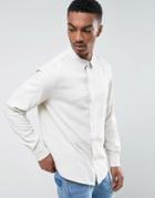 Weekday Lead Silk Shirt - White