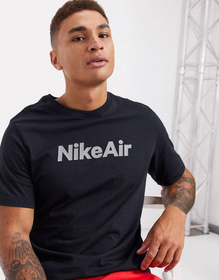 Nike Air Logo T-shirt In Black