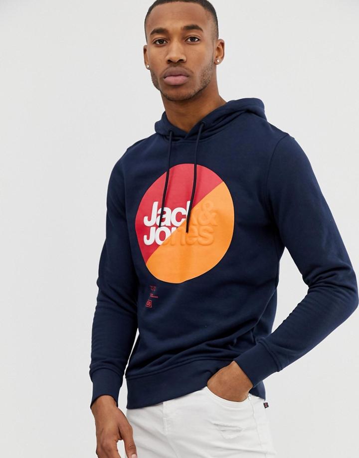 Jack & Jones Core Logo Sweat - Navy