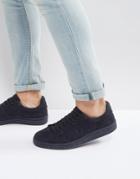Fred Perry B721 Brushed Cotton Sneakers Navy - Navy