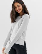 Only Dinals Knit Sweater - Gray