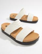 Melissa Flatform Sandals-white