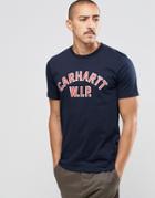 Carhartt Wip Script T-shirt - Navy