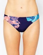 Vince Camuto Floral Print Bikini Bottoms - Midnight 458