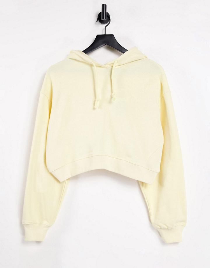 Pull & Bear Hoodie In Yellow