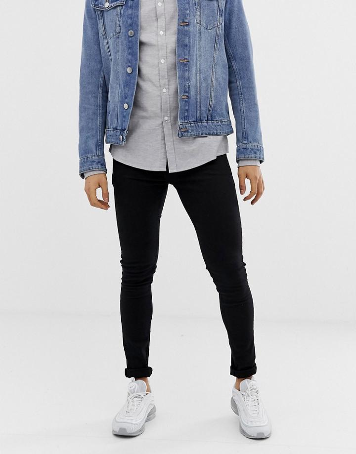 Soul Star Skinny Fit Jeans In Black
