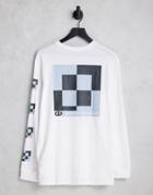 Under Armour Pixel Logo Long Sleeve T-shirt In White