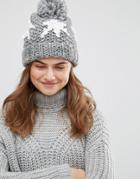 Boardmans Snowflake Beanie Hat - Gray