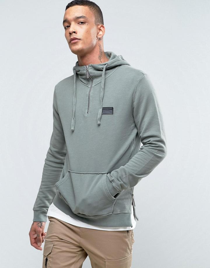 Criminal Damage Rustic Hoodie - Gray