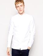 Fred Perry Oxford Shirt In Slim Fit - White