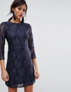 Oasis All Over Lace Shift Dress - Multi