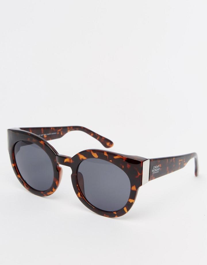 Cheap Monday Chunky Sunglasses - Dark Turtle
