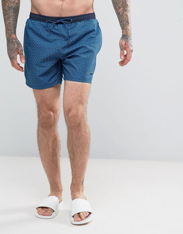 Boss By Hugo Boss Bluefish Swim Shorts - Blue