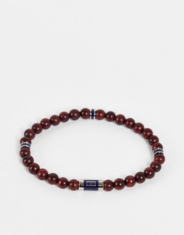 Tommy Hilfiger Beaded Bracelet In Brown 2790324