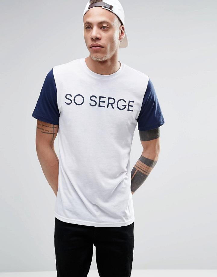 Serge Denimes So Sleeve Serge Tee - White