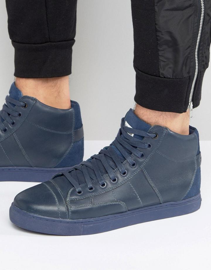 G-star Stanton High Sneakers In Navy - Blue