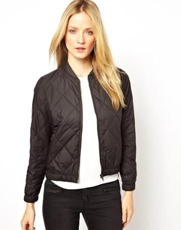 American Vintage Quilted Bomber Jacket
