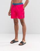 Boss By Hugo Boss Killifish Logo Swim Shorts - Pink