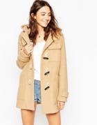 Asos Classic Duffle Coat - Camel